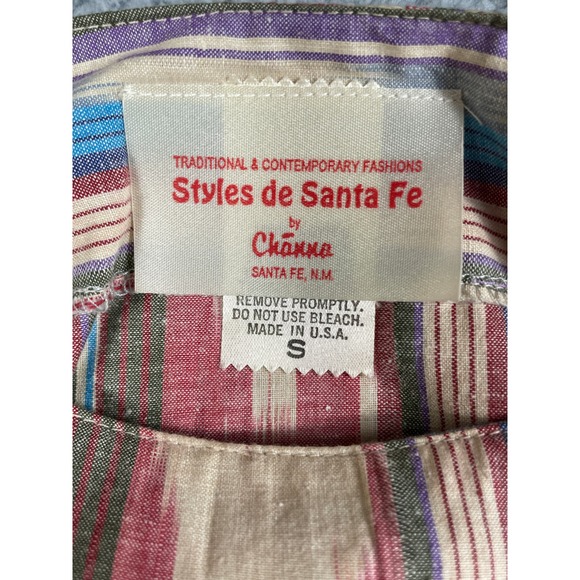 Styles De Santa Fe Women's Pattern Top Size S - Picture 3 of 7